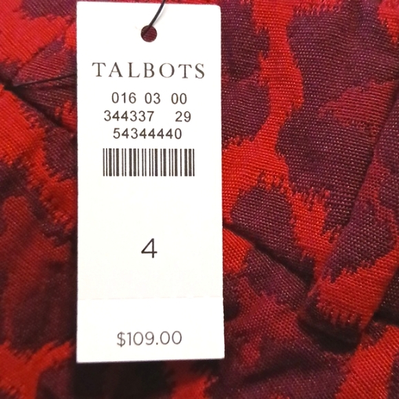 Talbots "Hampshire" Curvy Ankle Cropped Pants in Size 4 (NWT) - Picture 9 of 9